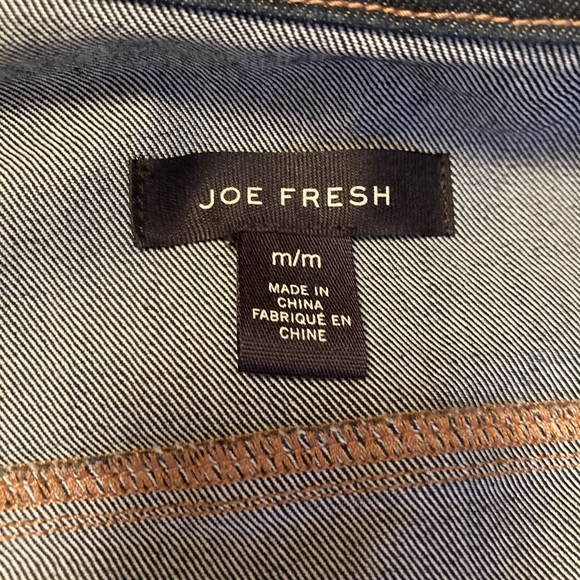 JOE FRESH —Dark Wash (Blue) Denim— New without Tags Sz M - Picture 6 of 10